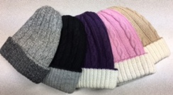 Reversible Cable Hats