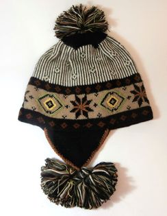 Photo of Mochaccino Alpaca Hat with fleece lining