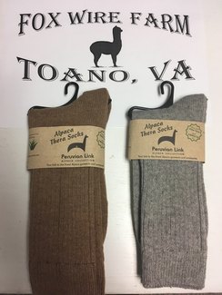 Thera Copper Alpaca Sock