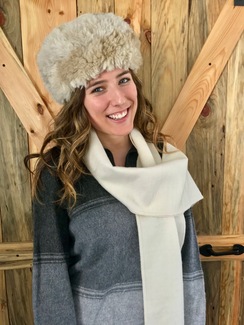Photo of Brushed woven scarf
