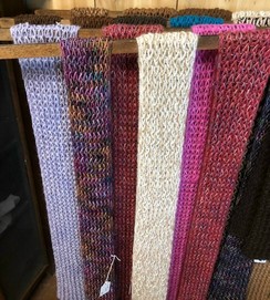 Scarfs made with Alpaca yarn  
