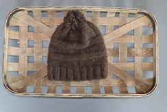 Blended Knit Adult Pom Pom Hat