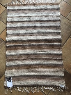 Variegated alpaca rug