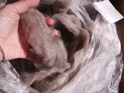 Photo of Gray Wool Roving
