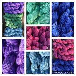 100% Alpaca DK hand dyed solid
