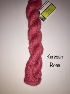 100% Suri Yarn Hand Dyed Rose