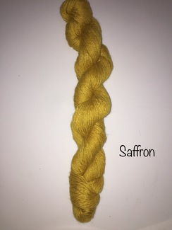 Photo of 100% Suri Yarn Hand Dyed Saffron