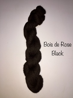 Photo of 100% Suri Yarn Natural Black Rose