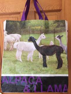 Photo of Reusable Tote Bag-Alpaca/Llama 