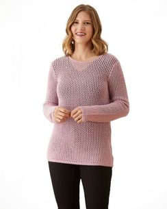Pullover Fishnet Sweater 