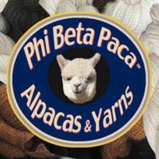 Phi Beta Paca™: Alpacas & Yarns - Logo