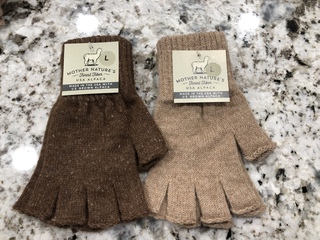 Photo of Fingerless Alpaca Gloves