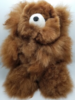 12" Stuffed Teddy Bear 100% Alpaca
