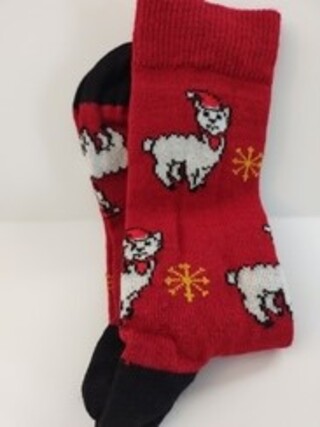 Christmas ALPACA Crew Sock