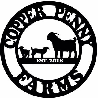 Copper Penny Farms Logo Sticker