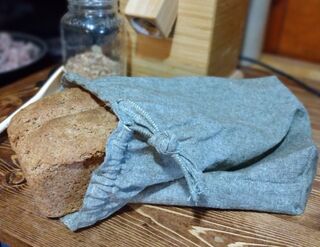Handmade Linen Bread Bag