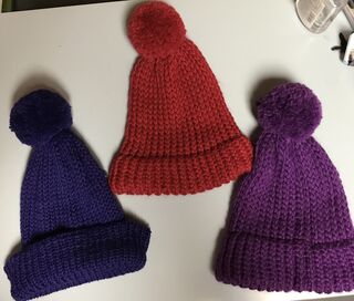 Photo of Alpaca Handcrafted Hats with Pompoms
