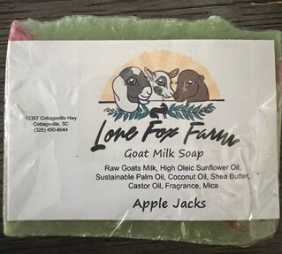 Apple Jacks Goat Milk Soaps