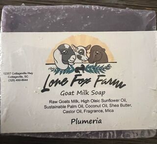 Plumeria Goat Milk Soap