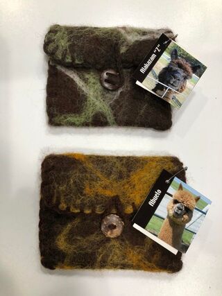 2 Felted Wallets 