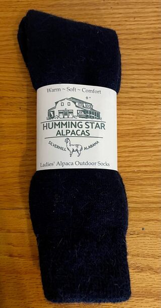 Humming Star Alpaca Outdoor Socks/Ladies