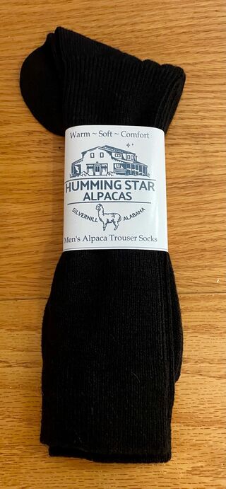 Humming Star Alpaca Trouser Socks/Men's