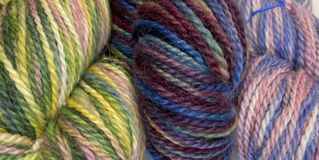 Hand Dyed Light Worsted Knitter's Yarn