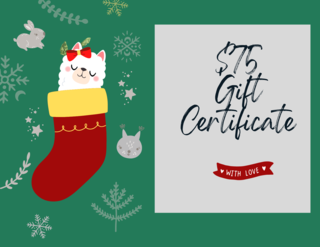 SAAF-Gift Certificate $75