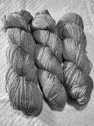 Fine Silver Gray Yarn