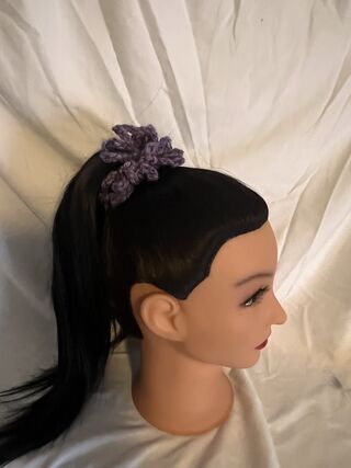 Reversible Knitted Pony Tail Hats