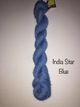 Photo of 100% Suri Yarn Hand Dyed Blue India Star