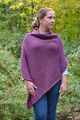Solid sangria (single point poncho)