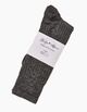 Grey Ribbed Socks